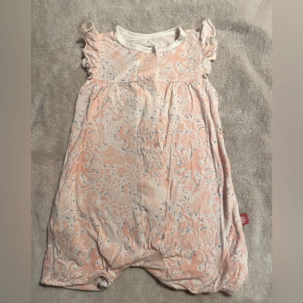Magnetic Me Short Romper, 3-6 months
